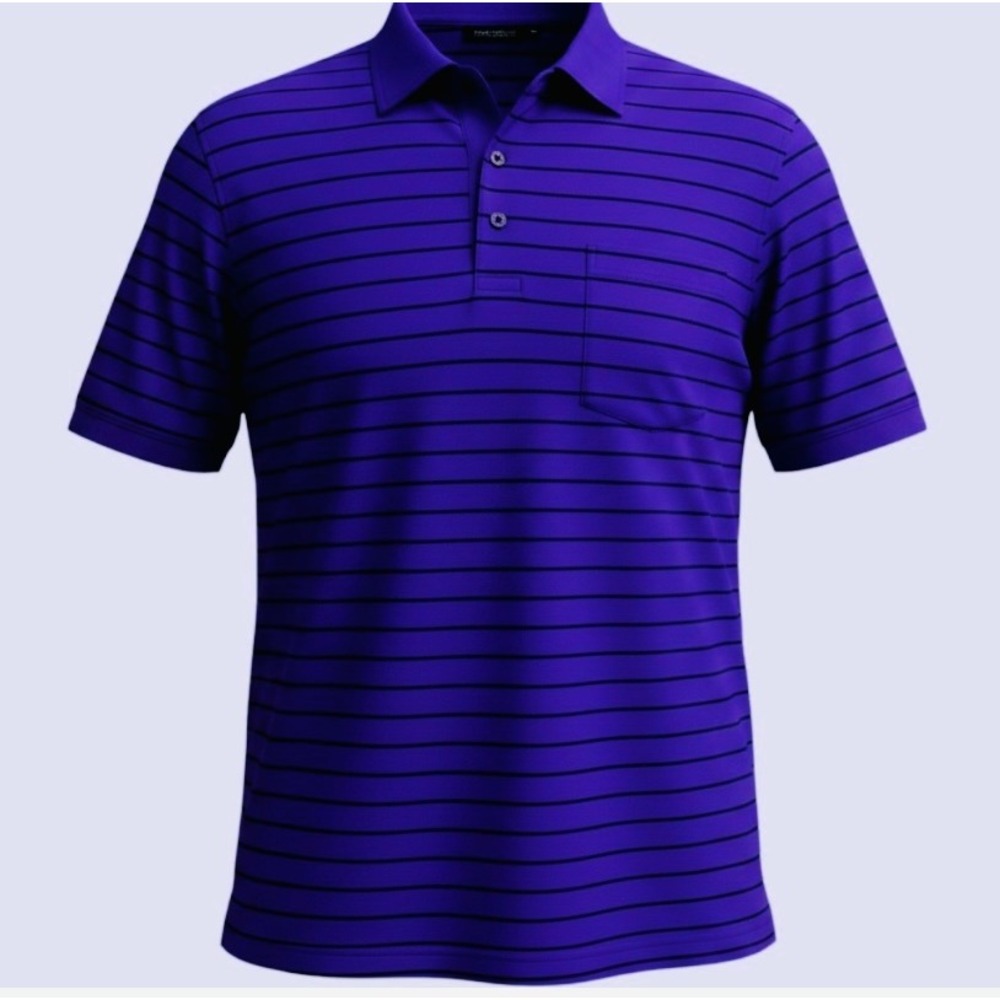 RLX Ralph Lauren Golf Polo Shirt Mens XL Purple Governors Club Chapel Hill NC